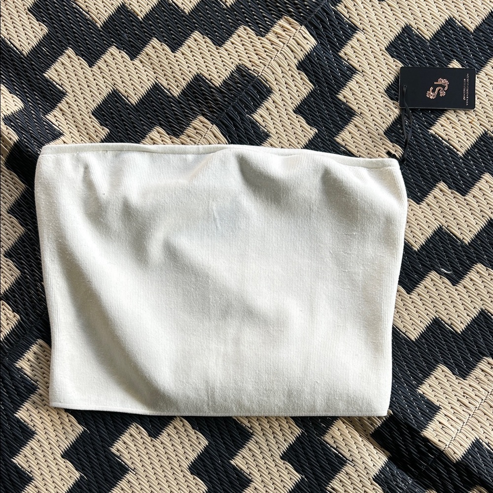 Sincerely Jules Ivory Bandeau Top